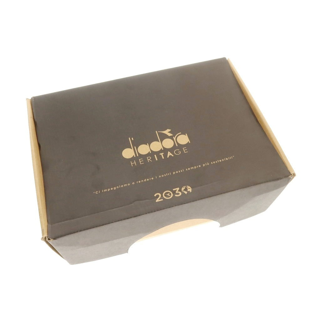 【中古】【未使用】ディアドラ Diadora Mi Basket 2030 スニーカー ホワイトxグリーン【 27 】【 状態ランクS 】【 メンズ 】[EPD]