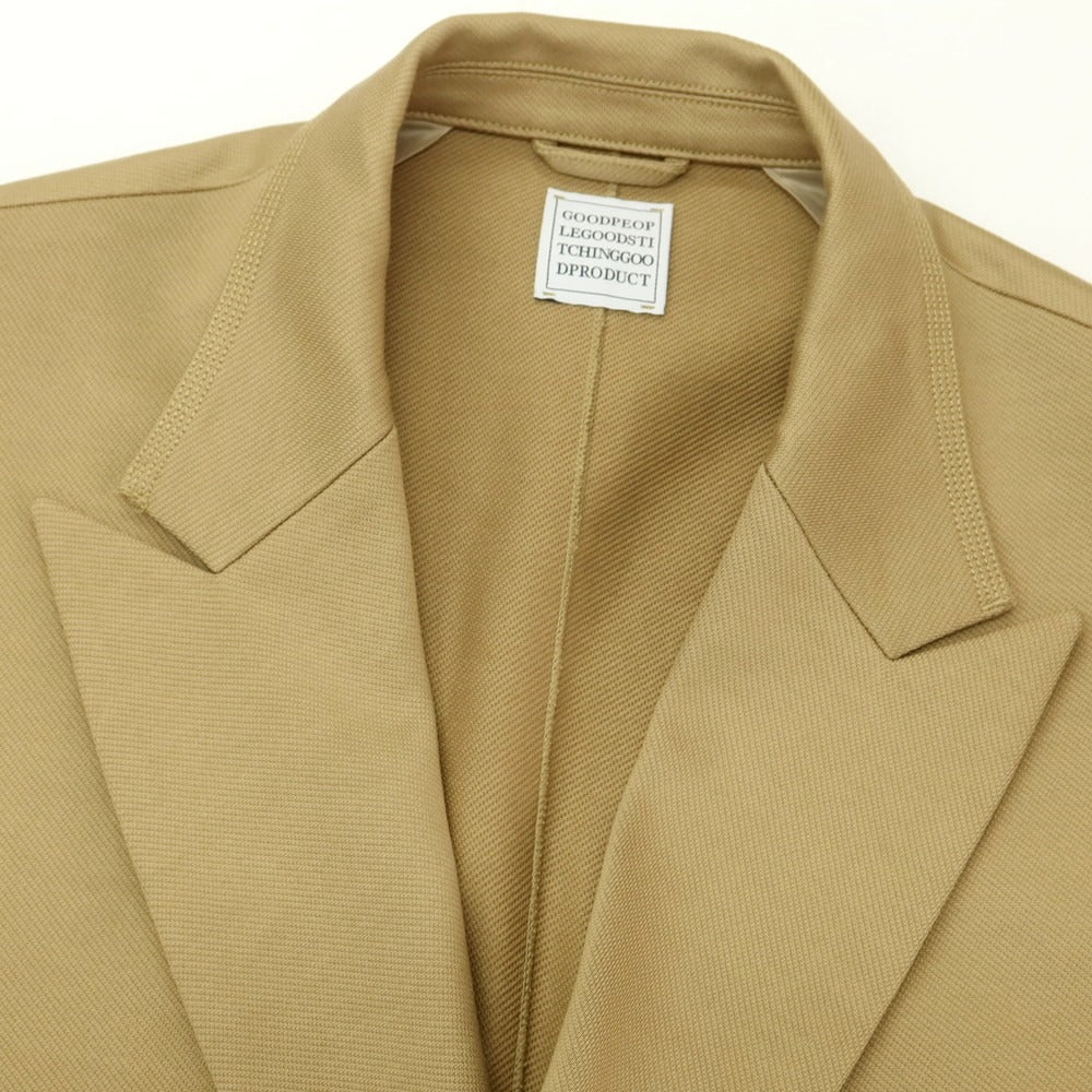 [Used] Good People Good Stitching Good Product GOOD PEOPLE GOOD STITCHING GOOD PRODUCT Spring/Summer 2025 Cotton Set-up Double Suit Khaki Beige [No Size (L)] [Condition Rank B] [Men&