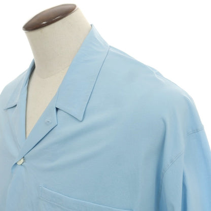 【中古】グッド ピープル グッド ステッチング グッド プロダクト GOOD PEOPLE GOOD STITCHING GOOD PRODUCT 2025年春夏 コットン系 オープンカラー 半袖シャツ ライトブルー【 表記なし（L位） 】【 状態ランクB 】【 メンズ 】