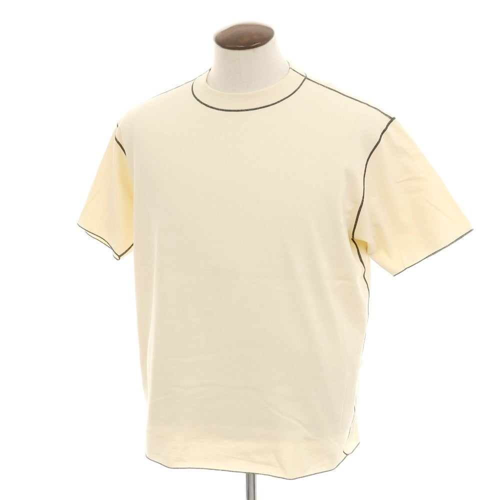 【中古】グッド ピープル グッド ステッチング グッド プロダクト GOOD PEOPLE GOOD STITCHING GOOD PRODUCT 2025年春夏 コットン系 クルーネック 半袖Ｔシャツ ライトクリームベージュ【 表記なし（L位） 】【 状態ランクB 】【 メンズ 】[EPD]