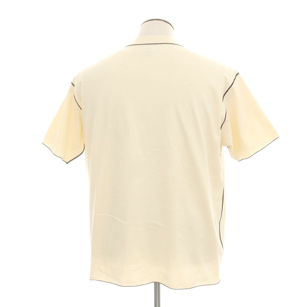 【中古】グッド ピープル グッド ステッチング グッド プロダクト GOOD PEOPLE GOOD STITCHING GOOD PRODUCT 2025年春夏 コットン系 クルーネック 半袖Ｔシャツ ライトクリームベージュ【 表記なし（L位） 】【 状態ランクB 】【 メンズ 】[EPD]