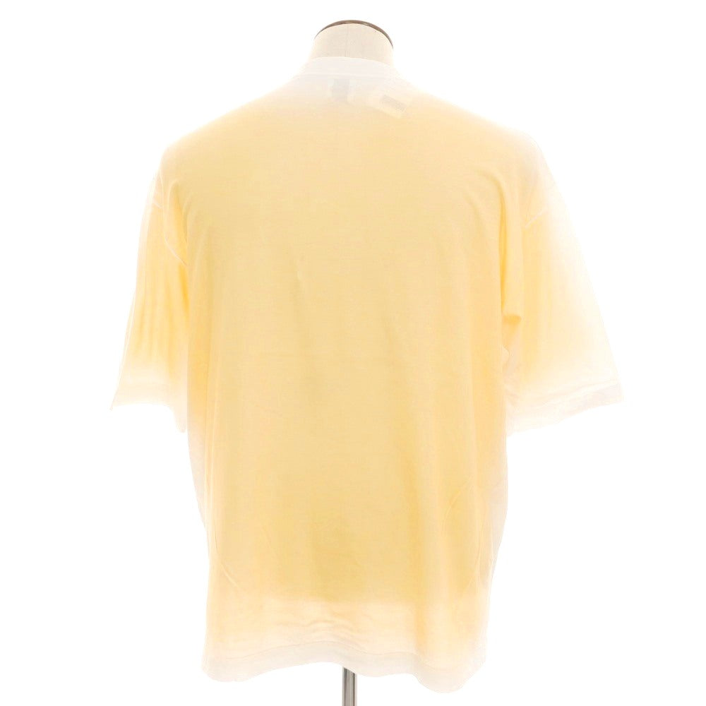 【中古】グッド ピープル グッド ステッチング グッド プロダクト GOOD PEOPLE GOOD STITCHING GOOD PRODUCT 2025年春夏 コットン系 クルーネック 半袖Ｔシャツ ライトオレンジxホワイト【 表記なし（L位） 】【 状態ランクB 】【 メンズ 】 [DPD]