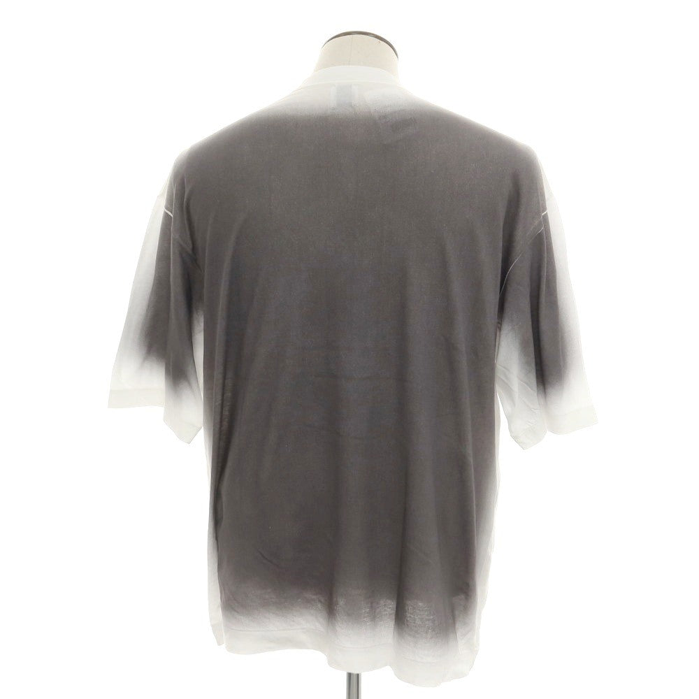 【中古】グッド ピープル グッド ステッチング グッド プロダクト GOOD PEOPLE GOOD STITCHING GOOD PRODUCT 2025年春夏 コットン系 クルーネック 半袖Ｔシャツ グレーxホワイト【 表記なし（L位） 】【 状態ランクB 】【 メンズ 】[EPD]
