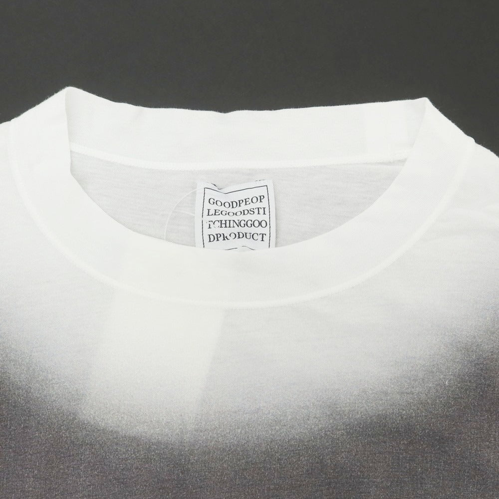 【中古】グッド ピープル グッド ステッチング グッド プロダクト GOOD PEOPLE GOOD STITCHING GOOD PRODUCT 2025年春夏 コットン系 クルーネック 半袖Ｔシャツ グレーxホワイト【 表記なし（L位） 】【 状態ランクB 】【 メンズ 】[EPD]