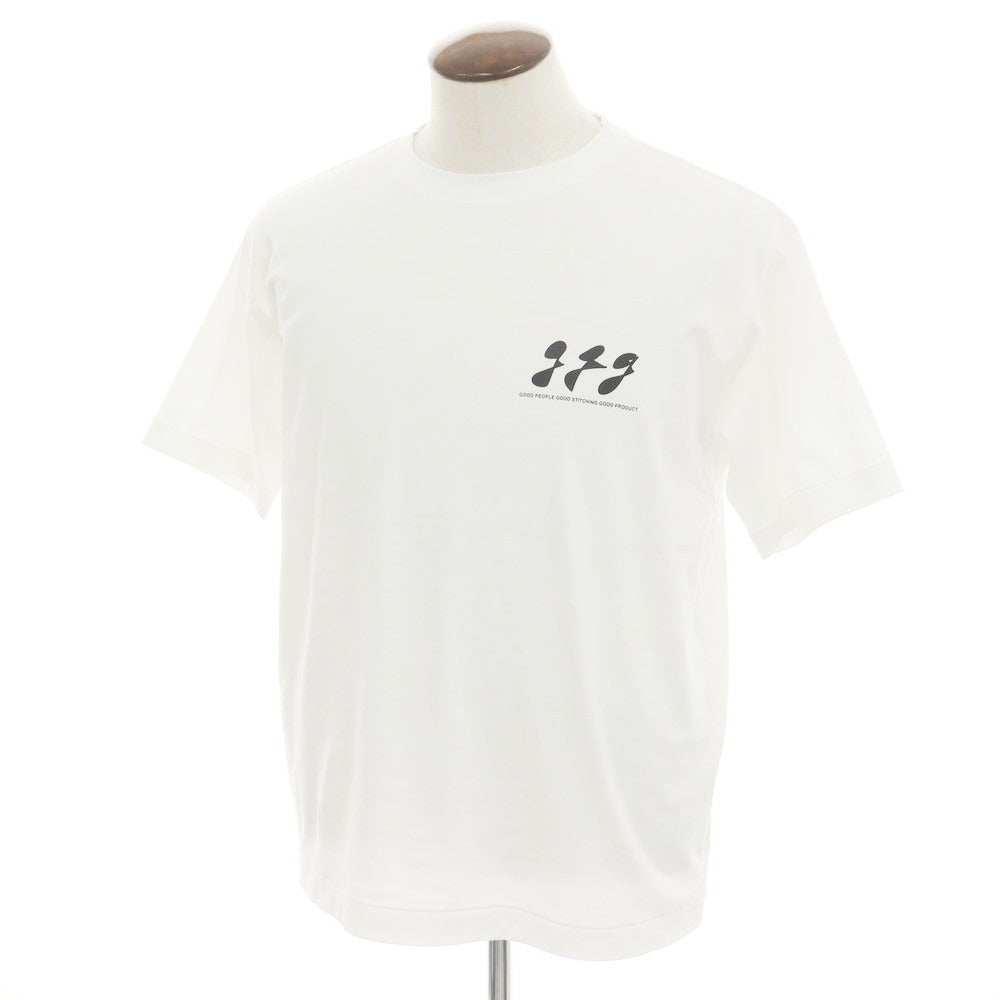 [Used] GOOD PEOPLE GOOD STITCHING GOOD PRODUCT Spring/Summer 2025 Cotton Crew Neck Short Sleeve T-Shirt White [L] [Condition Rank A] [Men&