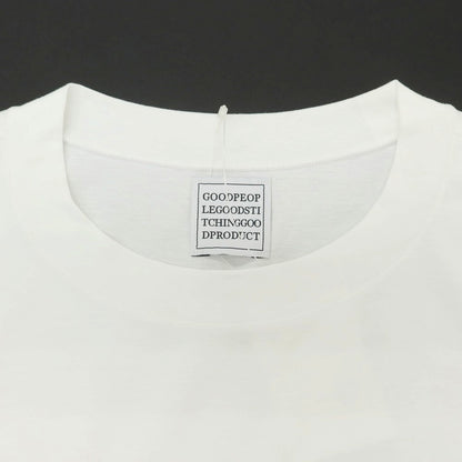 【中古】グッド ピープル グッド ステッチング グッド プロダクト GOOD PEOPLE GOOD STITCHING GOOD PRODUCT 2025年春夏 コットン クルーネック 半袖Ｔシャツ ホワイト【 L 】【 状態ランクA 】【 メンズ 】