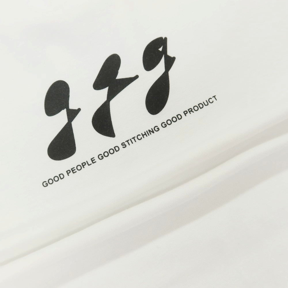 【中古】グッド ピープル グッド ステッチング グッド プロダクト GOOD PEOPLE GOOD STITCHING GOOD PRODUCT 2025年春夏 コットン クルーネック 半袖Ｔシャツ ホワイト【 L 】【 状態ランクA 】【 メンズ 】