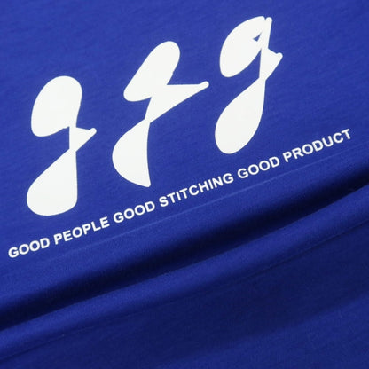 [Used] Good People Good Stitching Good Product GOOD PEOPLE GOOD STITCHING GOOD PRODUCT Spring/Summer 2025 Cotton Crew Neck Short Sleeve T-Shirt Blue [No Size (L)] [Condition Rank A] [Men&