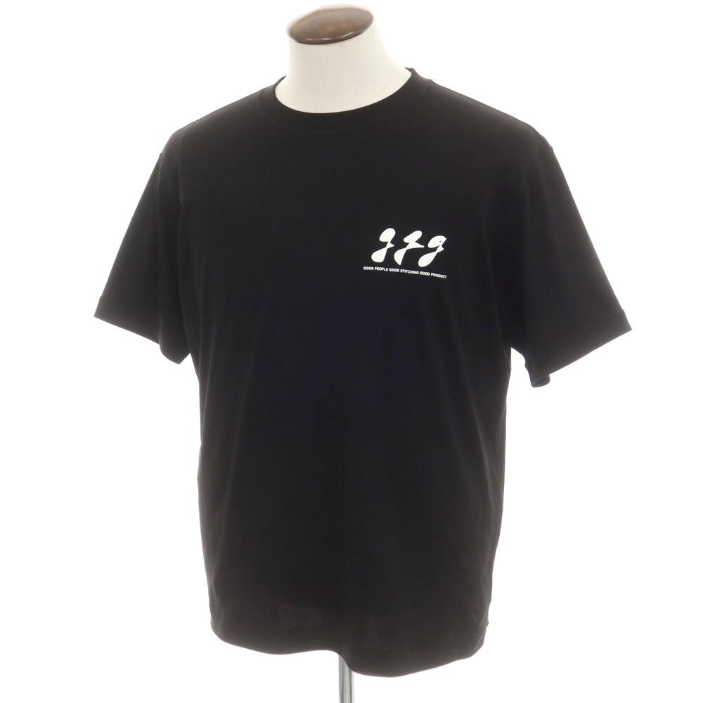 [Used] GOOD PEOPLE GOOD STITCHING GOOD PRODUCT Spring/Summer 2025 Cotton Crew Neck Short Sleeve T-Shirt Black [L] [Condition Rank A] [Men&