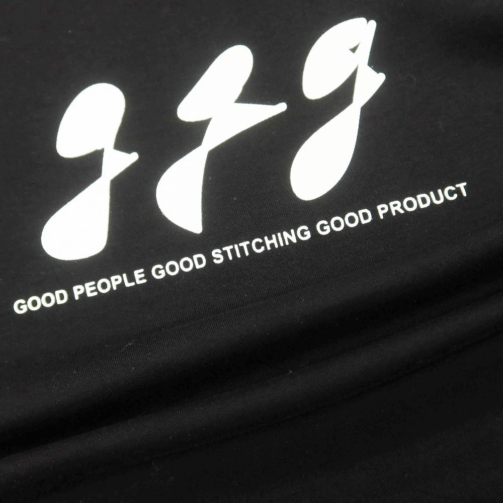 [Used] GOOD PEOPLE GOOD STITCHING GOOD PRODUCT Spring/Summer 2025 Cotton Crew Neck Short Sleeve T-Shirt Black [L] [Condition Rank A] [Men&