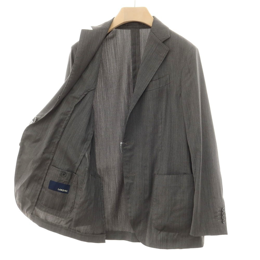 【中古】ラルディーニ LARDINI easy wear テーラードジャケット グレー【サイズ48】【 状態ランクC 】【 メンズ 】[EPD]