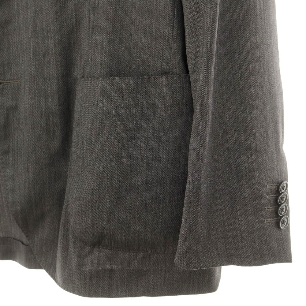 【中古】ラルディーニ LARDINI easy wear テーラードジャケット グレー【サイズ48】【 状態ランクC 】【 メンズ 】[EPD]