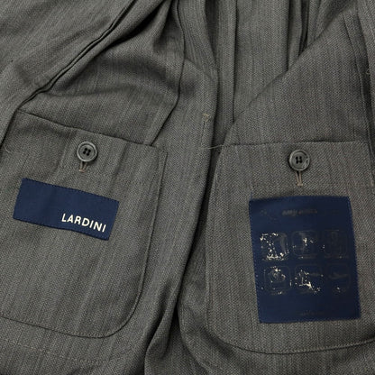[Used] LARDINI easy wear stretch wool nylon tailored jacket, grey [48] [Condition: C] [Men&