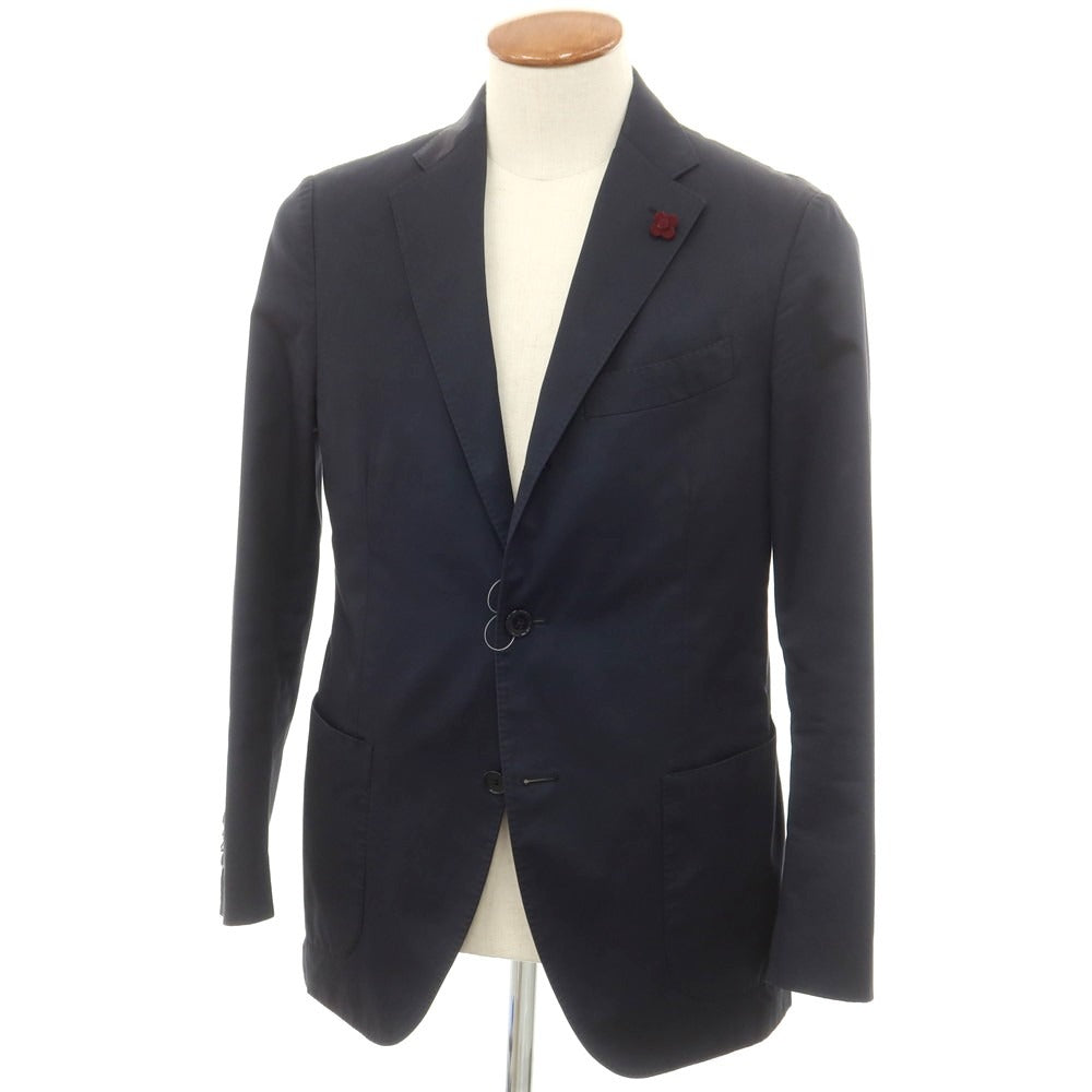 【中古】ラルディーニ LARDINI コットン カジュアルジャケット ネイビー【 48 】【 状態ランクC 】【 メンズ 】