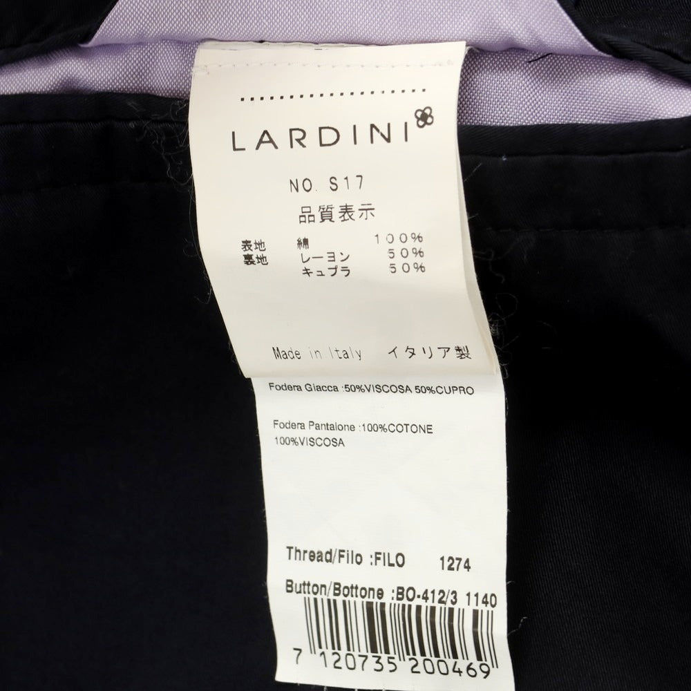 [Used] LARDINI Cotton Casual Jacket Navy [48] [Condition Rank C] [Men&