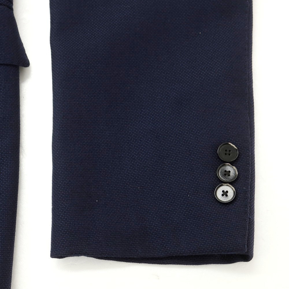 [Used] EDIFICE Wool Silk Tailored Jacket Navy [46] [Condition Rank C] [Men&