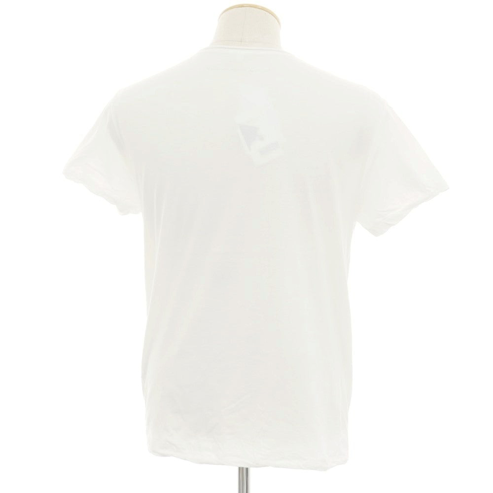 [Used] MAGLIA Cotton V-neck short-sleeve T-shirt White [S] [Condition Rank B] [Men&