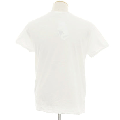 [Used] MAGLIA Cotton V-neck short-sleeve T-shirt White [S] [Condition Rank B] [Men&