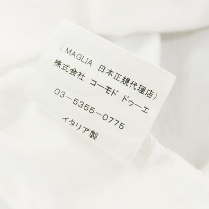 [Used] MAGLIA Cotton V-neck short-sleeve T-shirt White [S] [Condition Rank B] [Men&