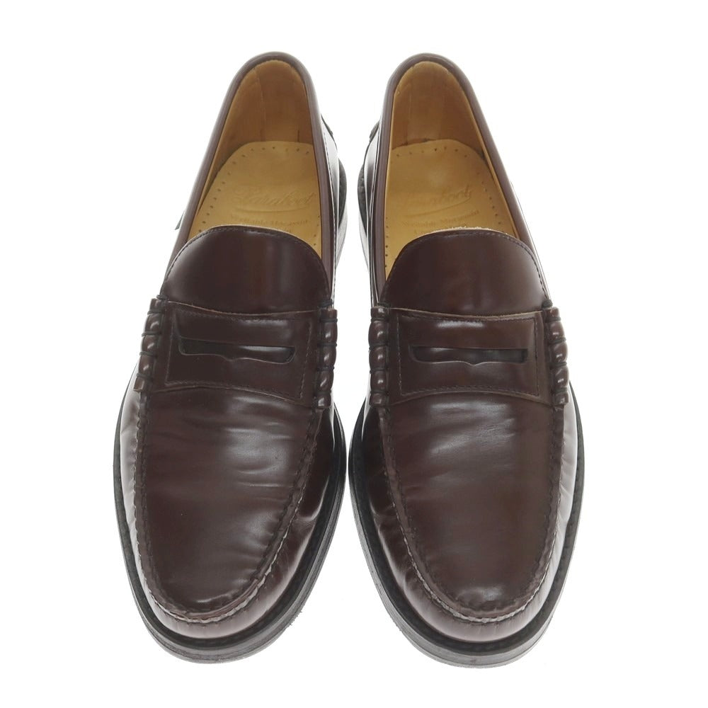 【中古】パラブーツ Paraboot PRINCETON コインローファー ブラウン【 6 】【 状態ランクB 】【 メンズ 】