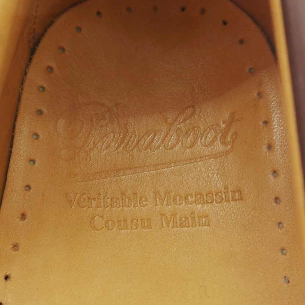 【中古】パラブーツ Paraboot PRINCETON コインローファー ブラウン【 6 】【 状態ランクB 】【 メンズ 】