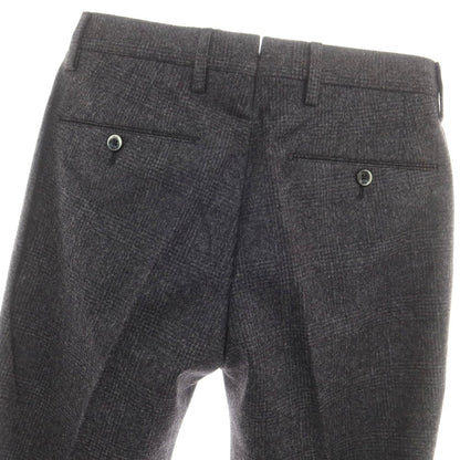 【中古】ピーティーゼロウーノ PT01 BEAMS F別注 ウール チェック ドレススラックスパンツ グレー【 42 】【 状態ランクA 】【 メンズ 】