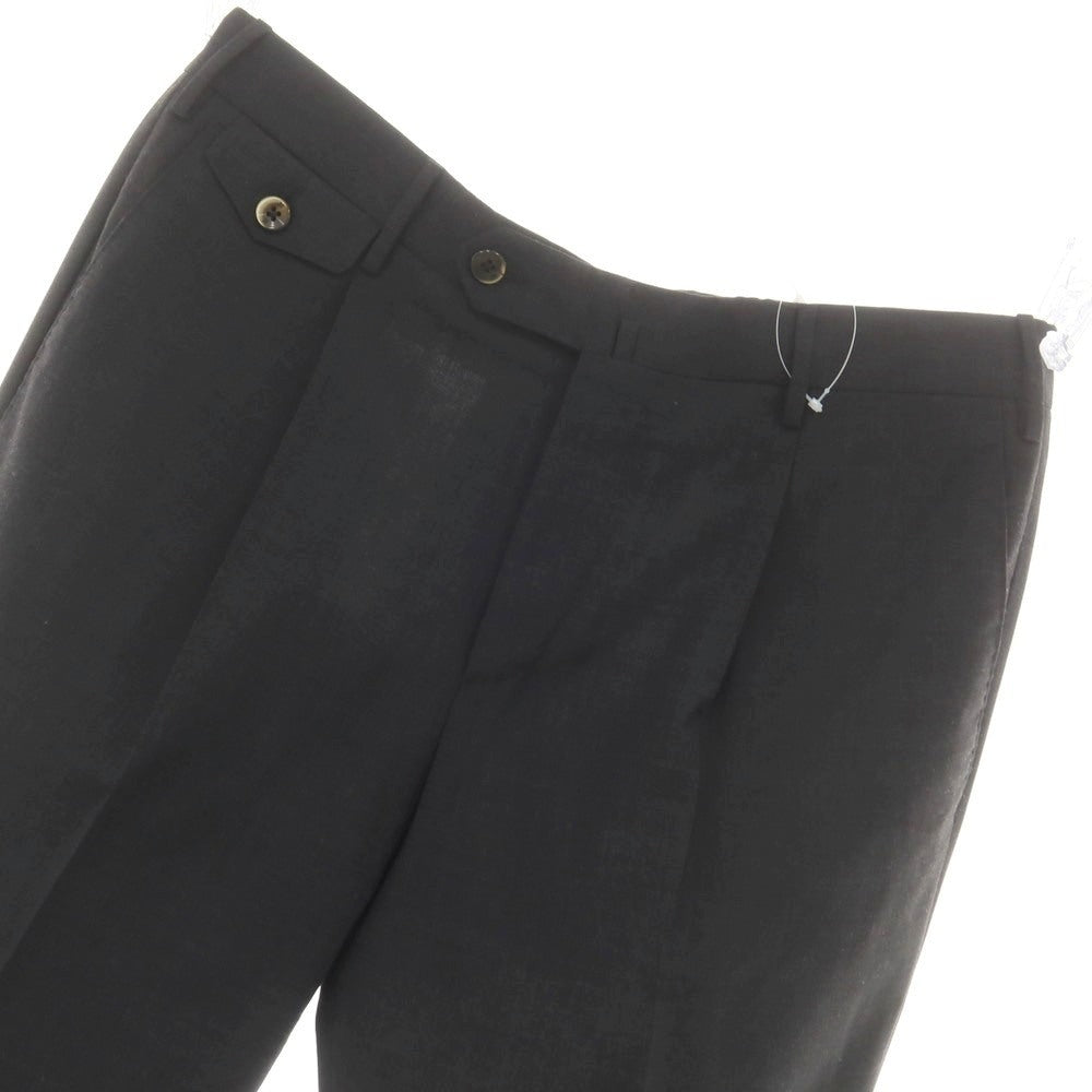 [Used] PT Torino PT TORINO TECHNO WASHABLE WOOL Stretch Polyester Wool Dress Slacks Pants Charcoal [48] [Condition Rank A] [Men&