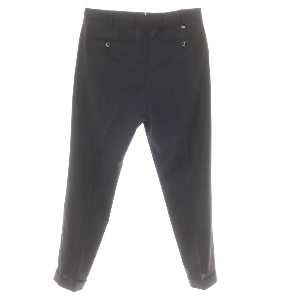 [Used] PT Torino PT TORINO TECHNO WASHABLE WOOL Stretch Polyester Wool Dress Slacks Pants Charcoal [48] [Condition Rank A] [Men&