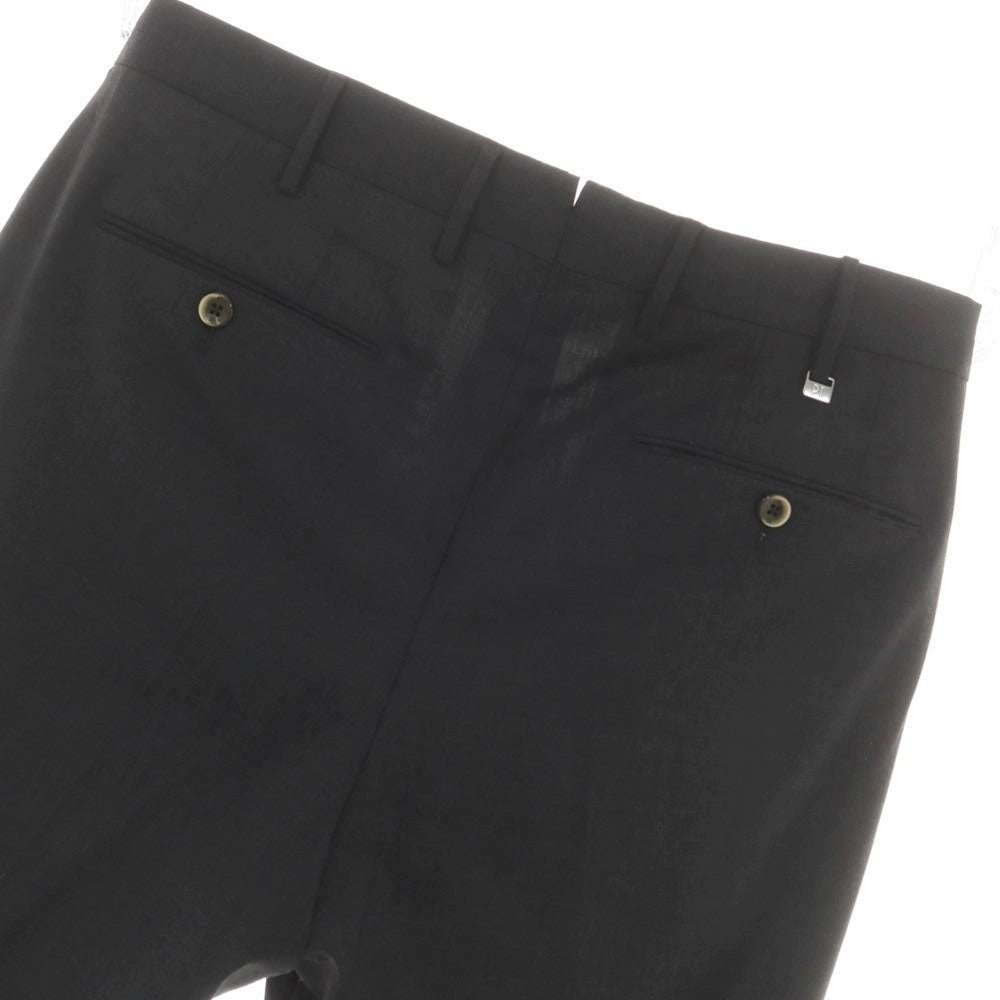 [Used] PT Torino PT TORINO TECHNO WASHABLE WOOL Stretch Polyester Wool Dress Slacks Pants Charcoal [48] [Condition Rank A] [Men&