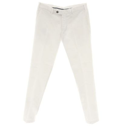 [Used] GERMANO Stretch Cotton Casual Slacks Pants White [46] [Condition Rank C] [Men&