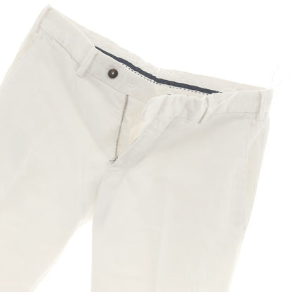 [Used] GERMANO Stretch Cotton Casual Slacks Pants White [46] [Condition Rank C] [Men&