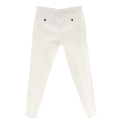 [Used] GERMANO Stretch Cotton Casual Slacks Pants White [46] [Condition Rank C] [Men&