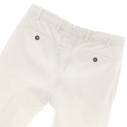 [Used] GERMANO Stretch Cotton Casual Slacks Pants White [46] [Condition Rank C] [Men&