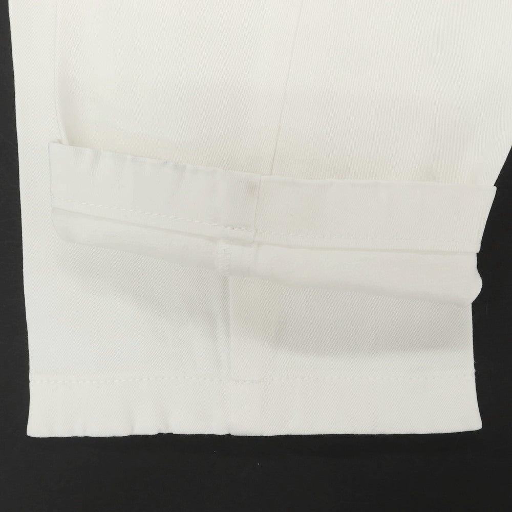 [Used] GERMANO Stretch Cotton Casual Slacks Pants White [46] [Condition Rank C] [Men&
