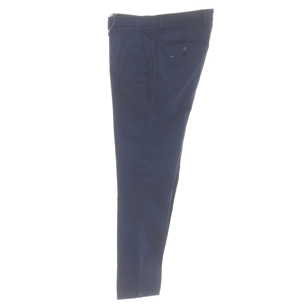 [Used] Barbati Stretch Cotton Casual Slacks Pants Navy [46] [Condition Rank B] [Men&