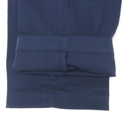 [Used] Barbati Stretch Cotton Casual Slacks Pants Navy [46] [Condition Rank B] [Men&