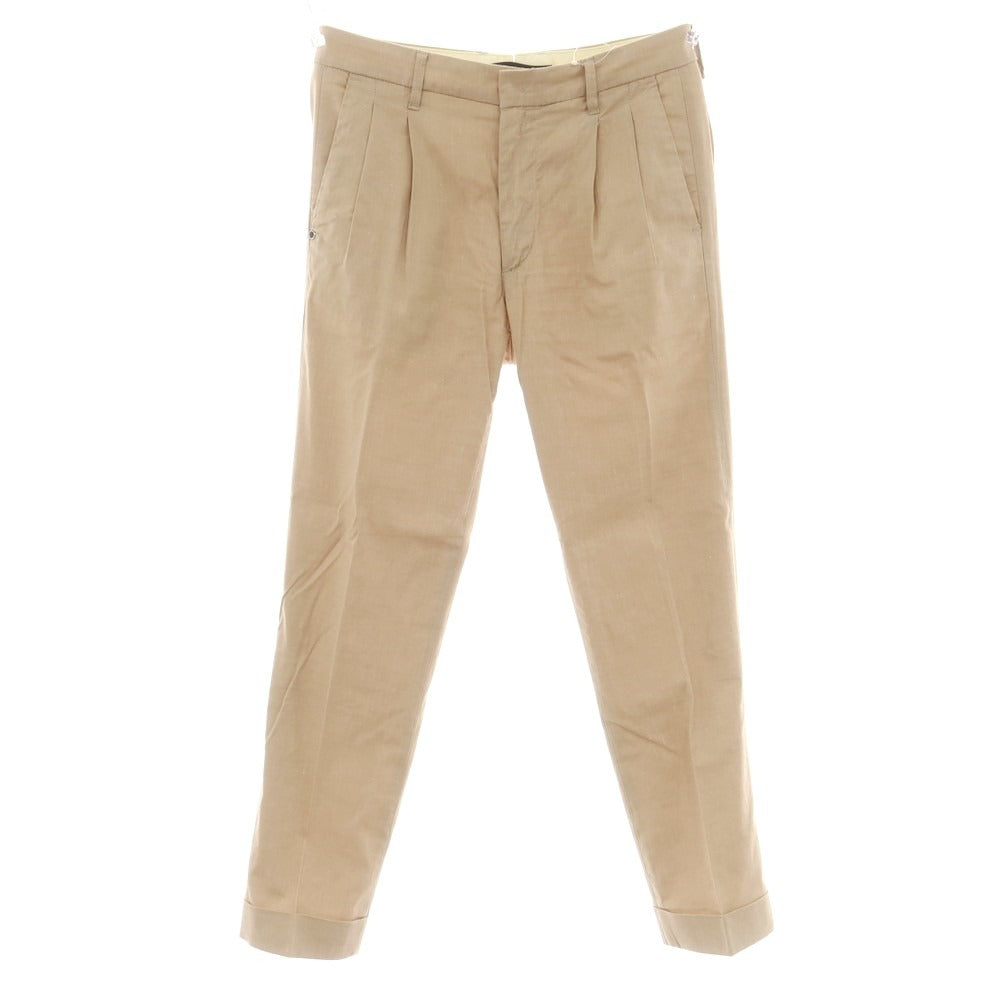 [Used] Chiplus C+ Stretch Cotton Linen Casual Slacks Pants Beige [32] [Condition Rank B] [Men&