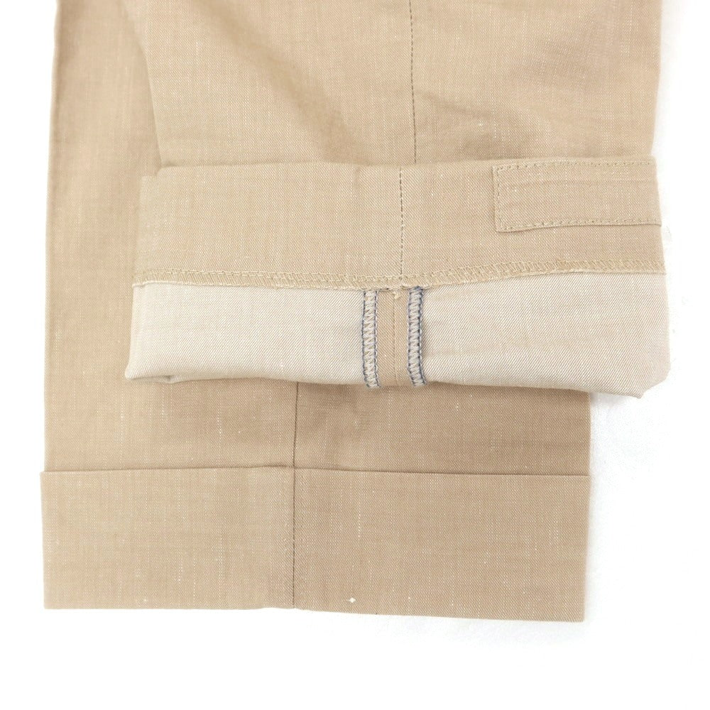 [Used] Chiplus C+ Stretch Cotton Linen Casual Slacks Pants Beige [32] [Condition Rank B] [Men&
