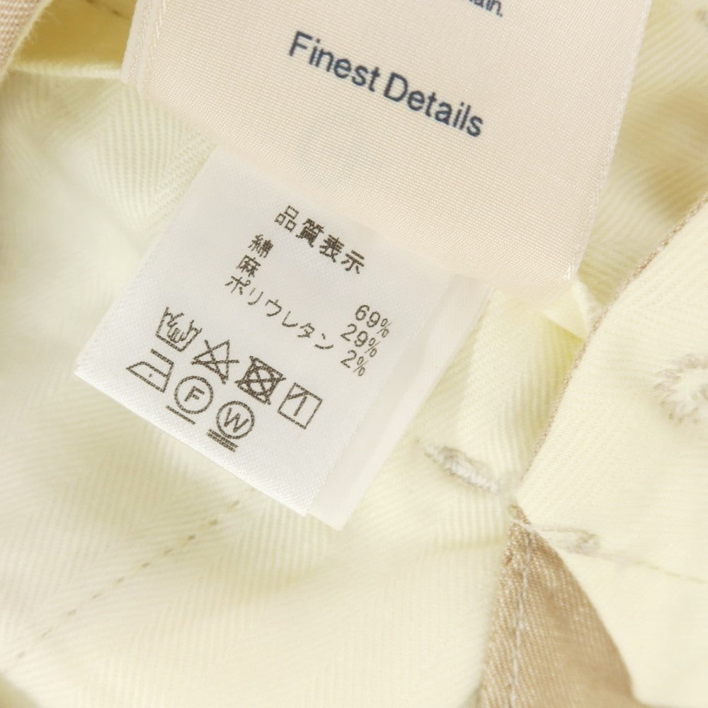 [Used] Chiplus C+ Stretch Cotton Linen Casual Slacks Pants Beige [32] [Condition Rank B] [Men&