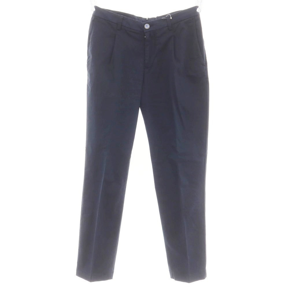 [Used] Barbuti Stretch Cotton Casual Slacks Pants Navy [46] [Condition Rank B] [Men&