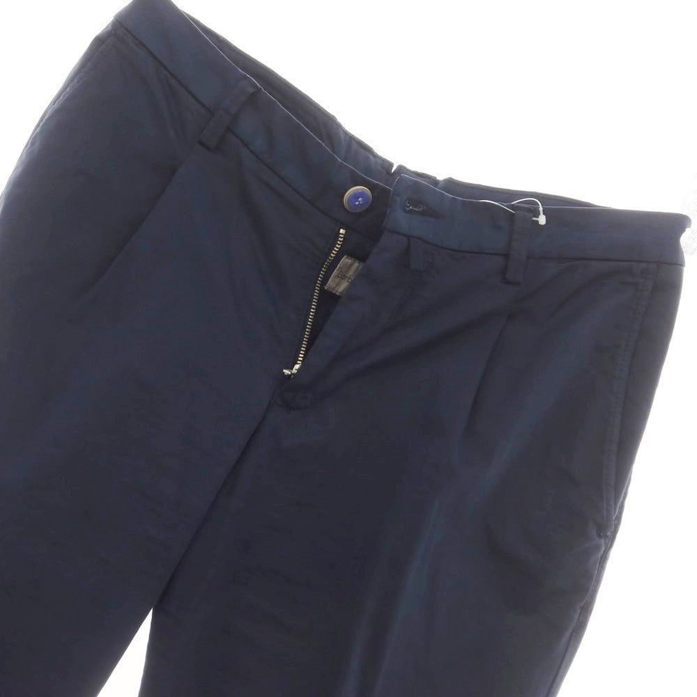[Used] Barbuti Stretch Cotton Casual Slacks Pants Navy [46] [Condition Rank B] [Men&