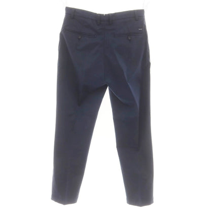 [Used] Barbuti Stretch Cotton Casual Slacks Pants Navy [46] [Condition Rank B] [Men&