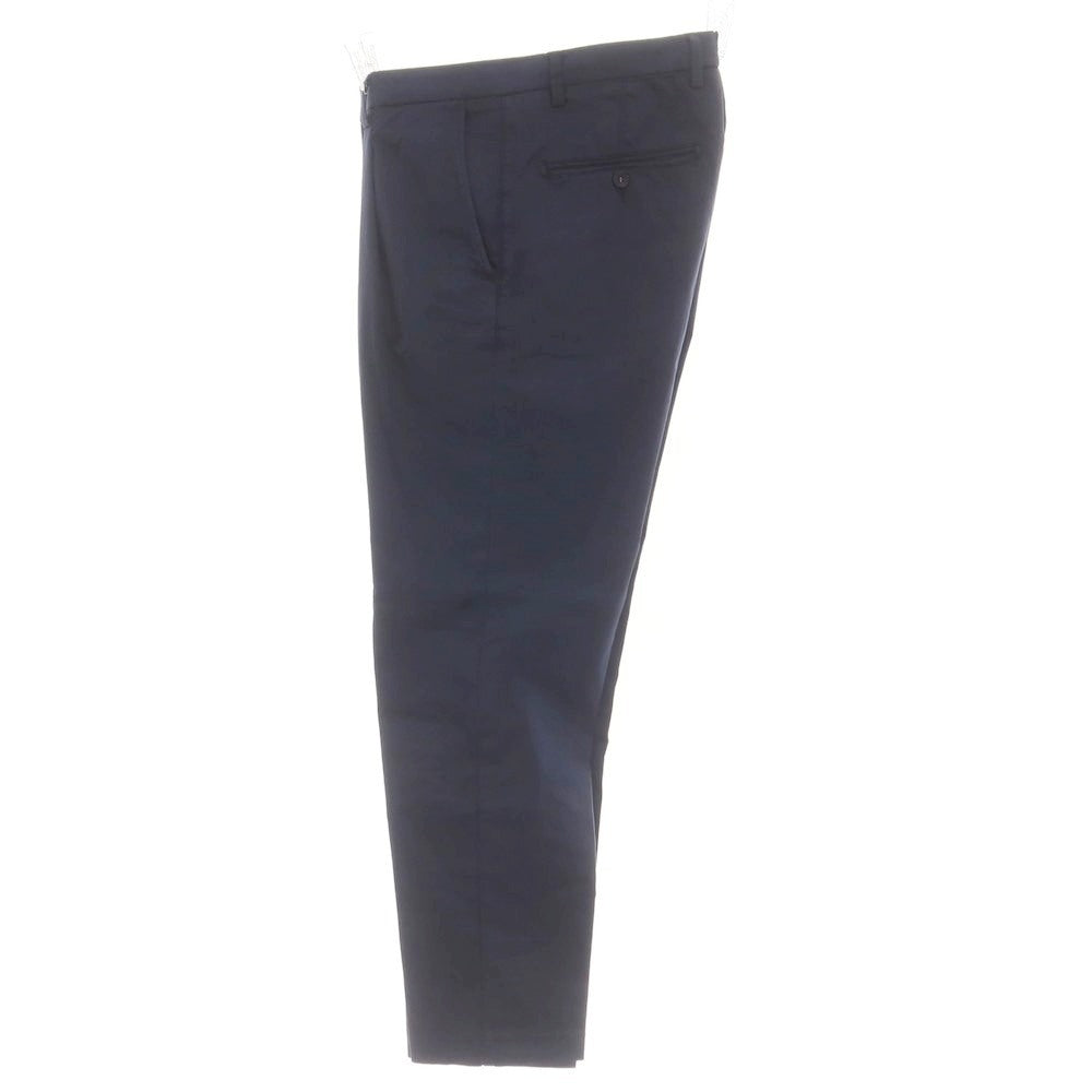 [Used] Barbuti Stretch Cotton Casual Slacks Pants Navy [46] [Condition Rank B] [Men&