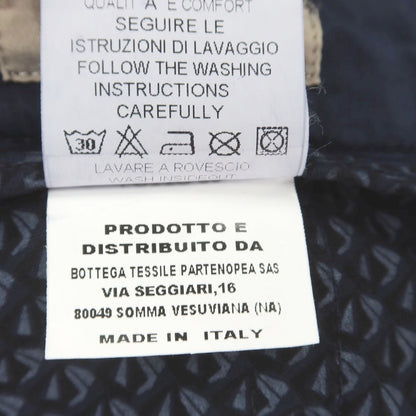[Used] Barbuti Stretch Cotton Casual Slacks Pants Navy [46] [Condition Rank B] [Men&