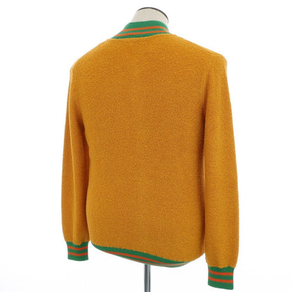 [New] GALLIA Cotton Nylon Knit Blouson Orange x Green [52] [Condition Rank N] [Men&