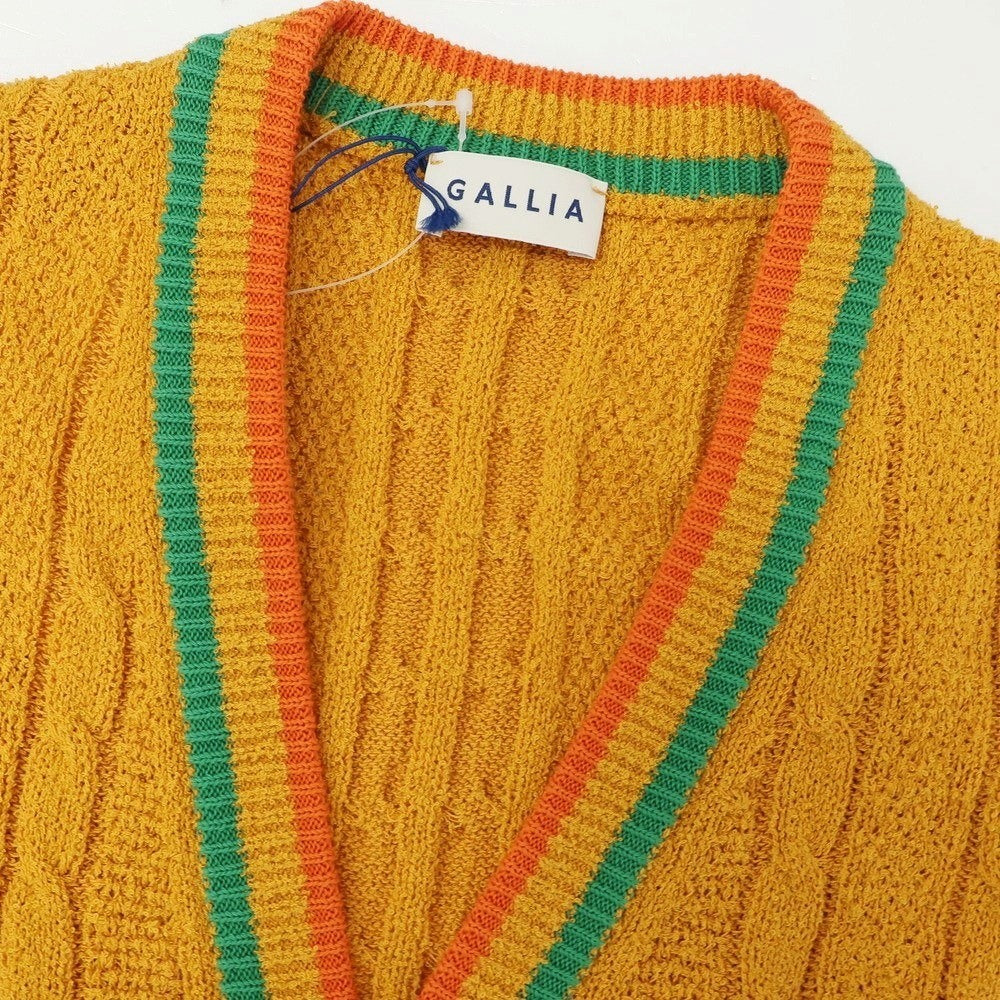 [New] GALLIA Cotton Nylon Knit Vest Orange [48] [Condition Rank N] [Men&