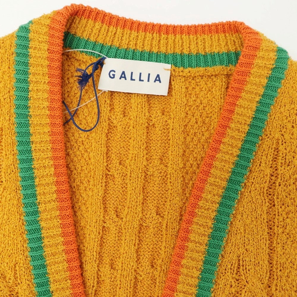 【新品】ガリア GALLIA コットンナイロン ニットベスト オレンジ系【サイズ50】【 状態ランクN 】【 メンズ 】[EPD]