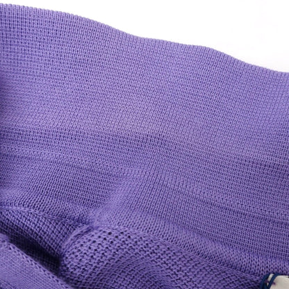[New Outlet] GALLIA Cotton Long Sleeve Polo Knit Purple [46] [Condition Rank N-] [Men&