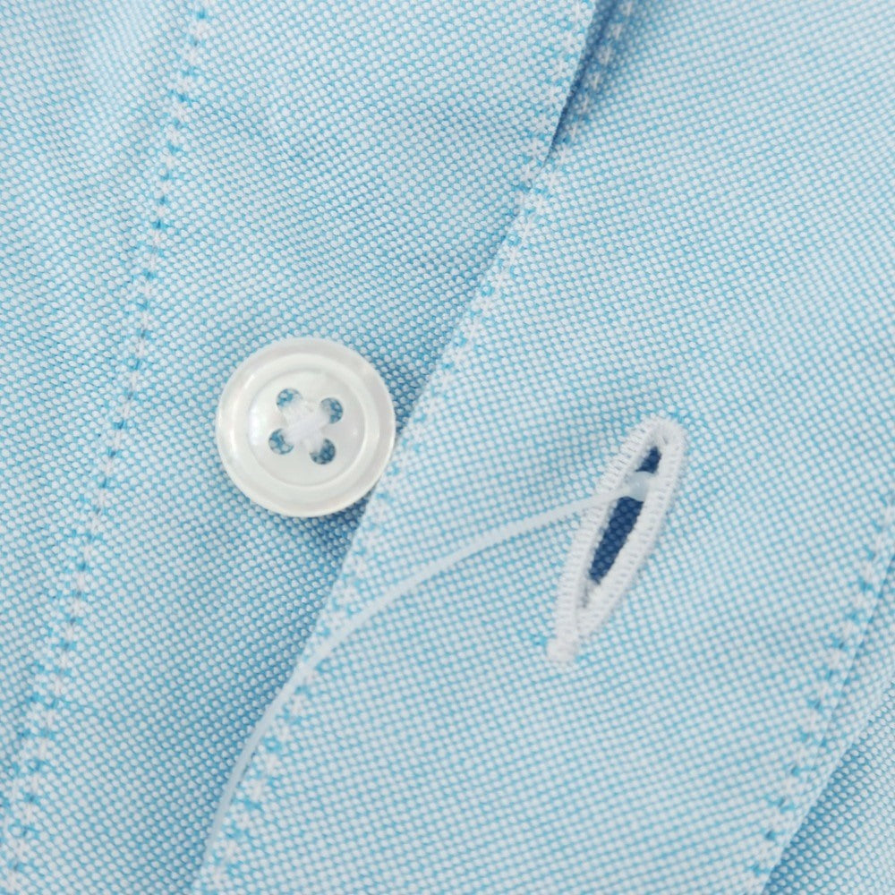 [New] DOPPIAA Cotton Band Collar Pullover Shirt Light Blue x Pink [S] [Condition Rank N] [Men&