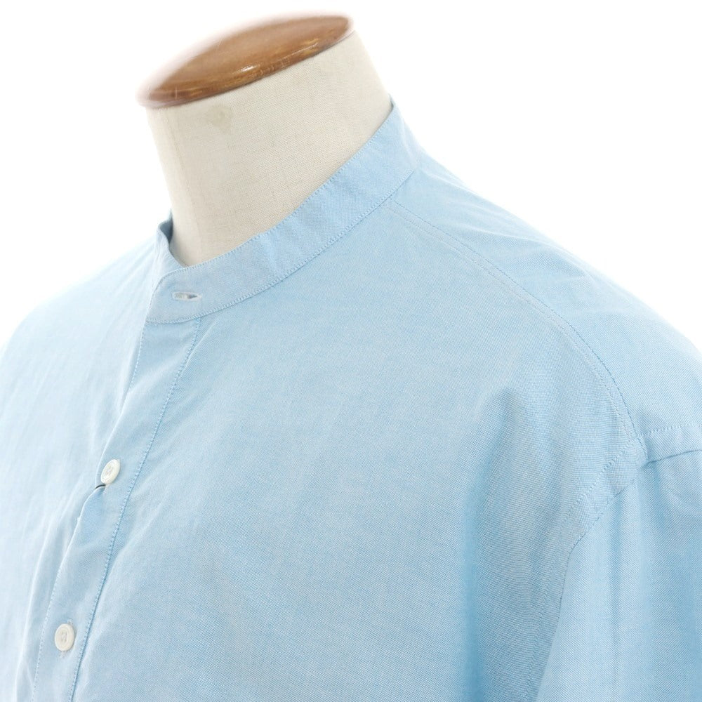 [New Outlet] DOPPIAA Cotton Band Collar Pullover Shirt Light Blue x Pink [M] [Condition Rank N-] [Men&